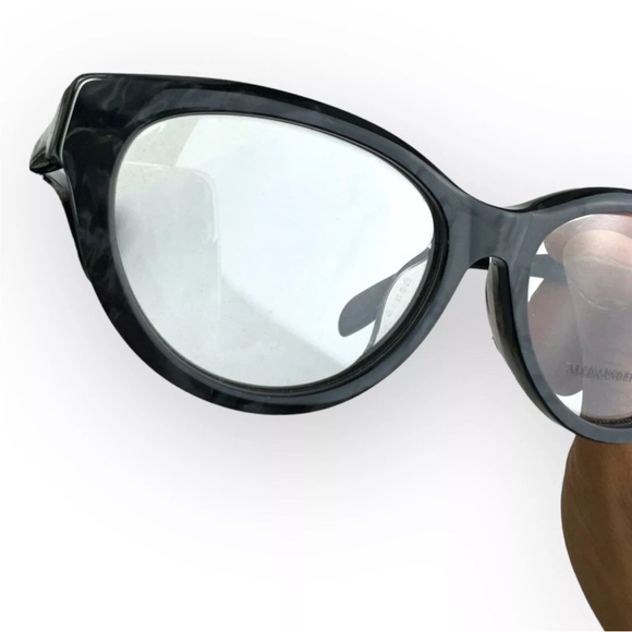 Alexander McQueen Eyeglasses New Gray Tranparent AM0045OA 003 55 17 140 main image 6